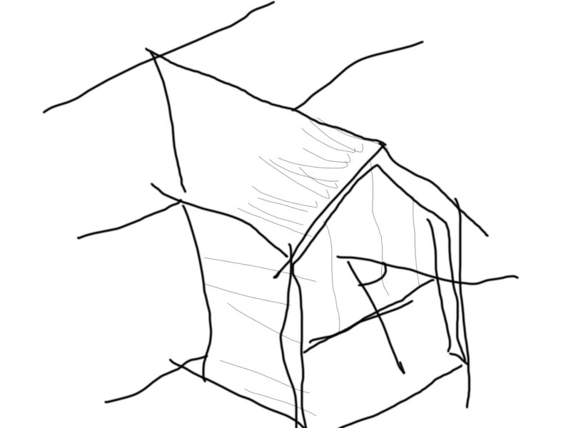 Boat House Concept Sketch